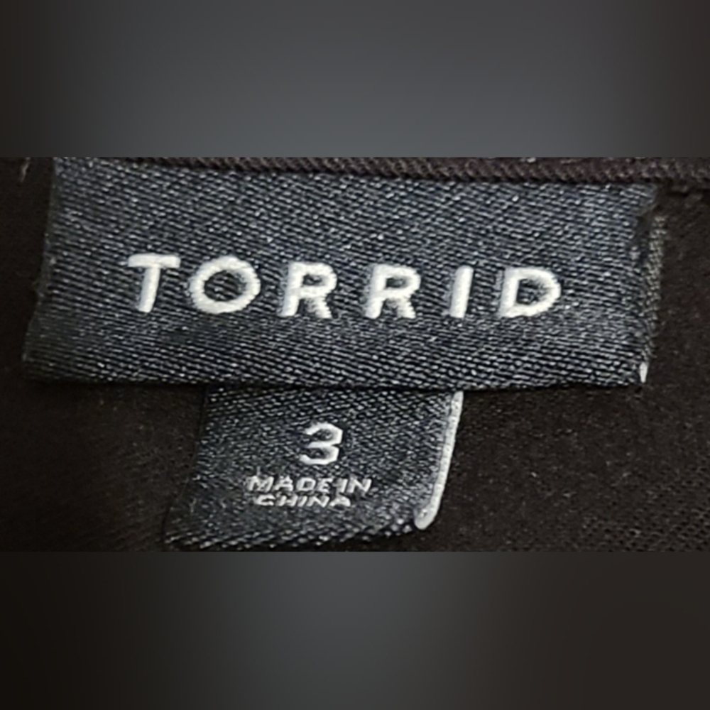 Torrid black blouse size 3 - Picture 6 of 6